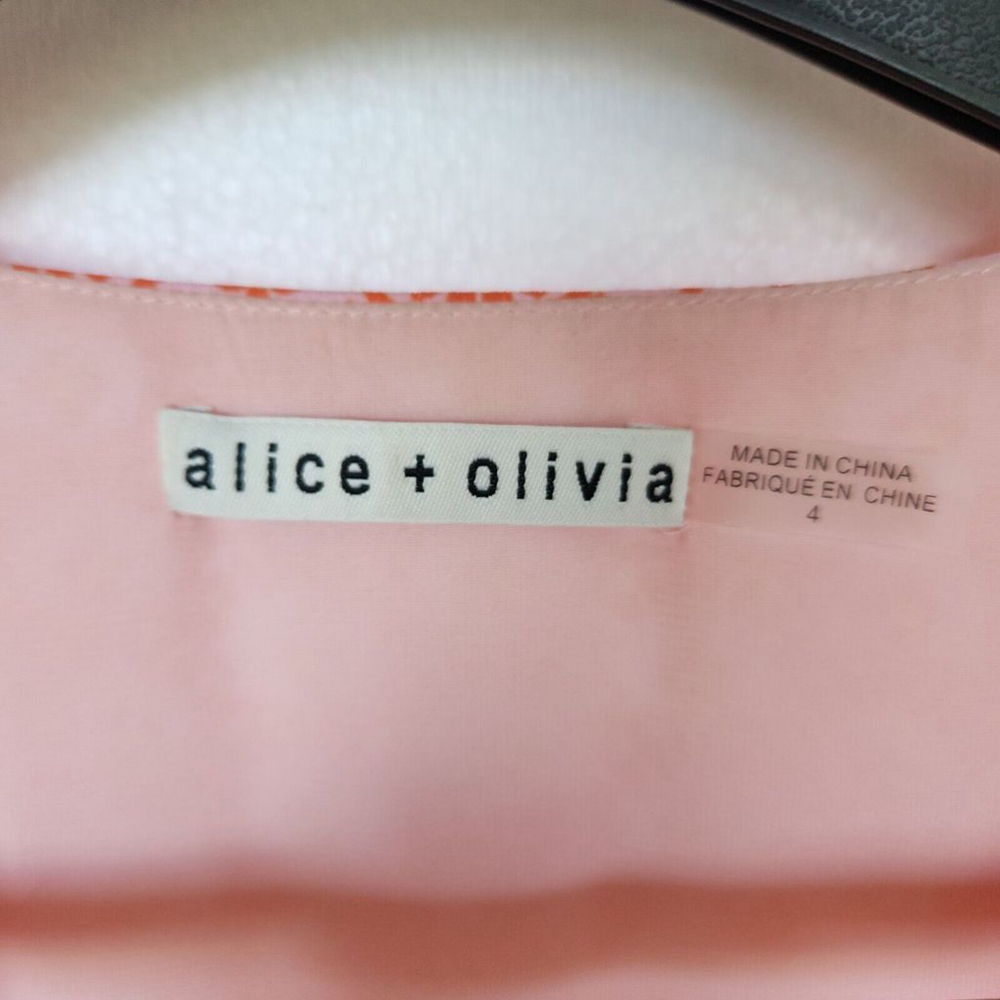 Alice + Olivia Sandra Floral Wrap Mini Dress Stamp English Rose 4 Beachwear - Picture 4 of 10